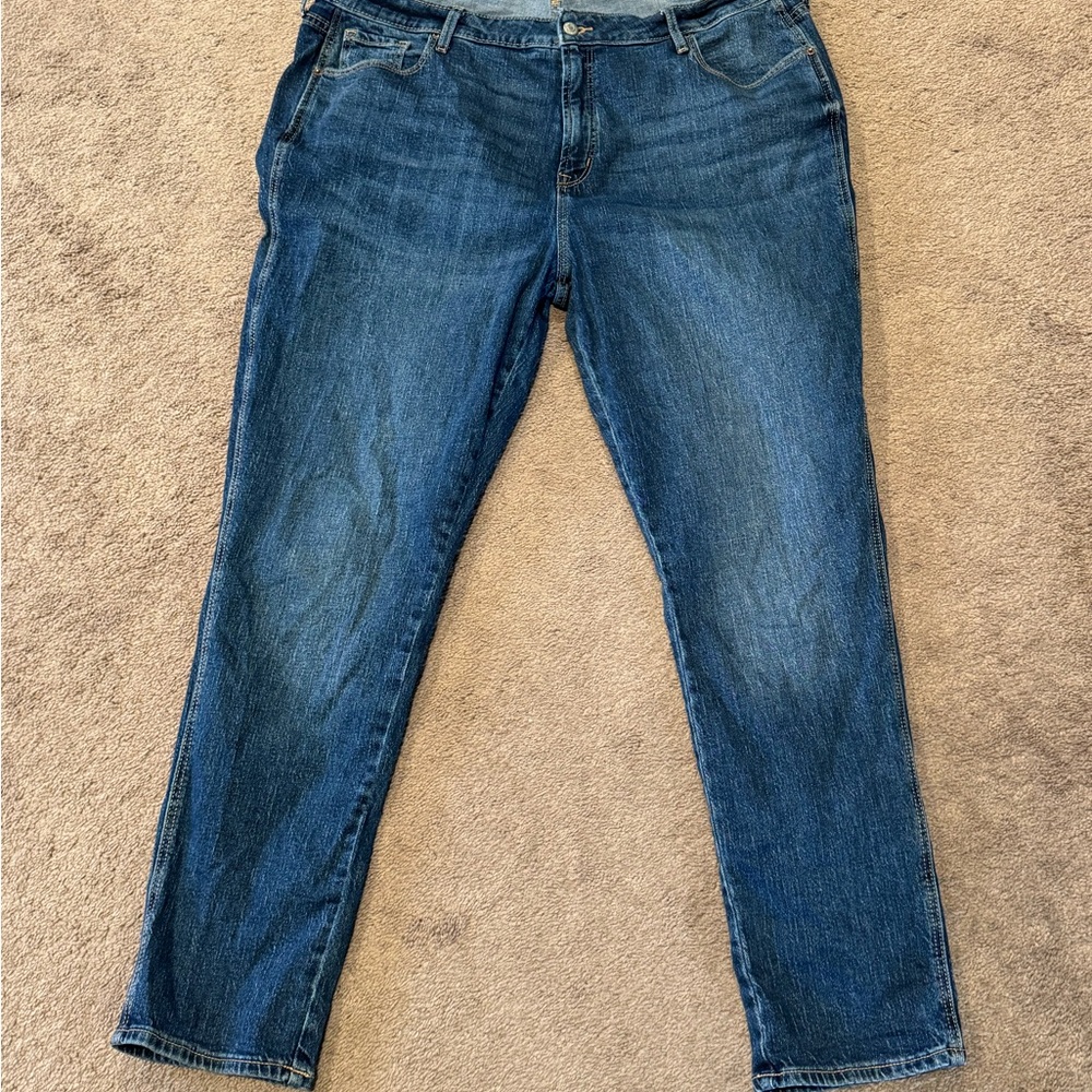 High waisted vintage slim jeans - 18 Tall EUC